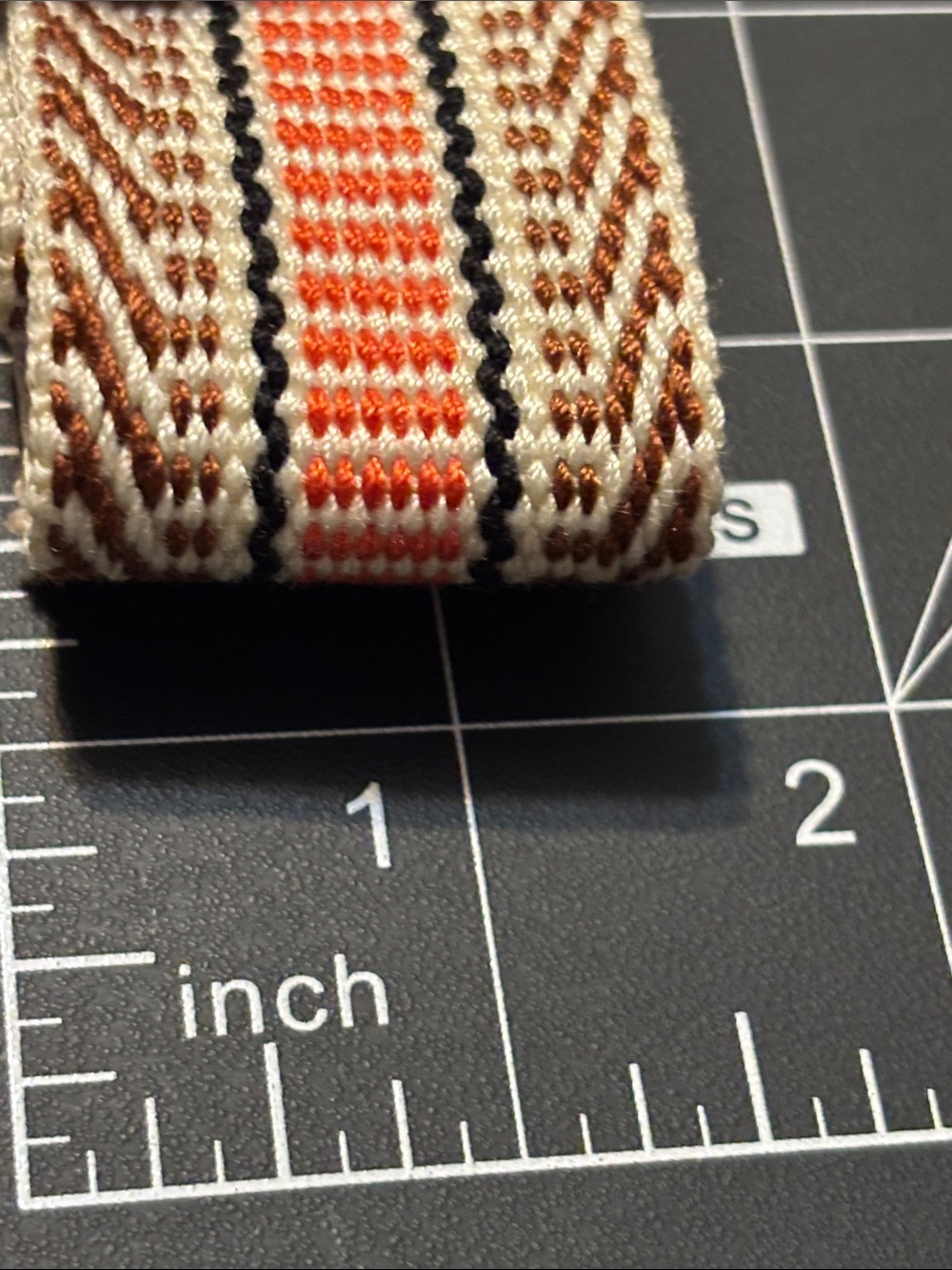 Purse Bag Strap Accessory Orange and Brown Replacement Belt Strap - Picture 11 of 17